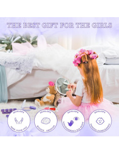 Kit de Maquillaje Lavable para Niñas 5 a 12 Años - Mrabbitoo 2