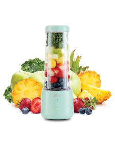 Batidora Personal USB Dash 16 oz Aqua Recargable Portátil
