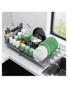Estante para Secar Platos Kitsure Expandible 32.8x48.8-67.7 cm