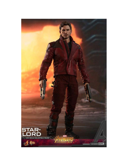 Figura Coleccionable Star-Lord 1:6 Hot Toys Guerra del Infinito Figura Coleccionable Star-Lord 1:6 Hot Toys Guerra del Infinito