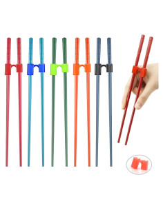 Juego de 5 Pares de Palillos con Ayudantes M MUGIT - Flor de Cerezo