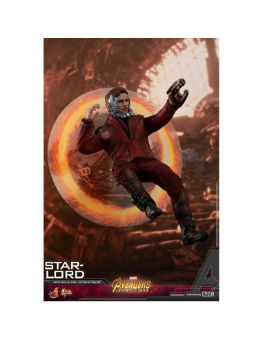Figura Coleccionable Star-Lord 1:6 Hot Toys Guerra del Infinito
