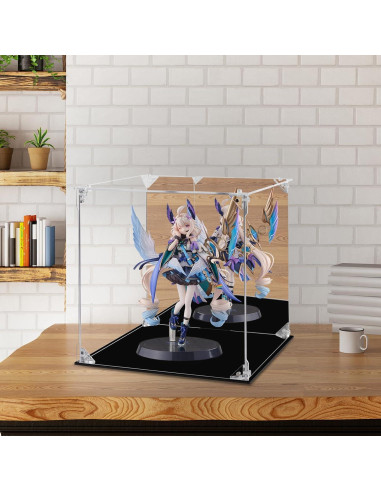 Caja de Exhibición Acrílica Dezzer 25x25x25 cm Transparente