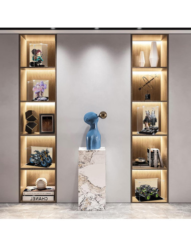 Caja de Exhibición Acrílica Dezzer 25x25x25 cm Transparente