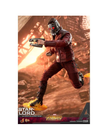 Figura Coleccionable Star-Lord 1:6 Hot Toys Guerra del Infinito