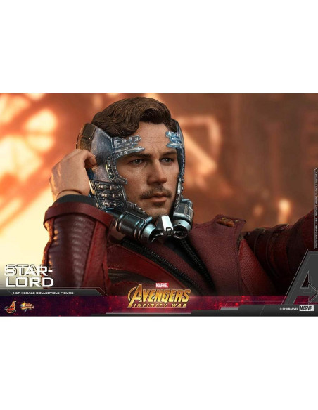 Figura Coleccionable Star-Lord 1:6 Hot Toys Guerra del Infinito Figura Coleccionable Star-Lord 1:6 Hot Toys Guerra del Infinito