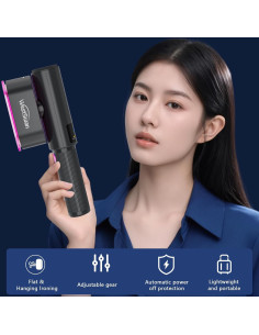 Vaporizador de Ropa Portátil Westswan 1200W 100ml Negro 2