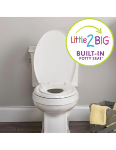 Asiento de Inodoro Mayfair Redondo con Entrenador Blanco 2