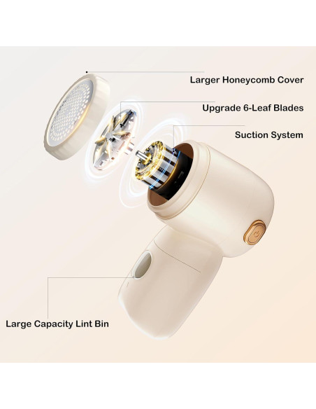 Afeitadora de tela eléctrica hYwecy FF-114 recargable 3 velocidades