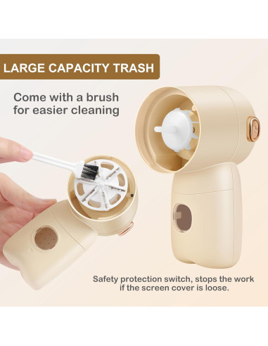 Afeitadora de tela eléctrica hYwecy FF-114 recargable 3 velocidades