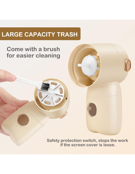 Afeitadora de tela eléctrica hYwecy FF-114 recargable 3 velocidades