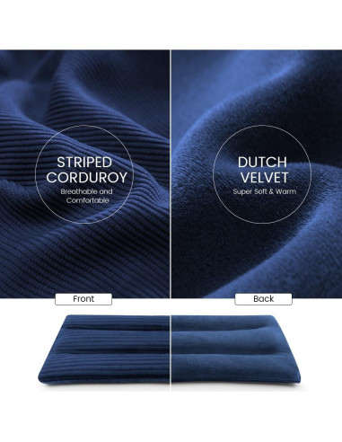 Almohadilla Térmica de Microondas MORLIDEN 15x30 cm Azul Oscuro