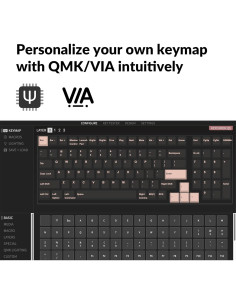 Teclado Mecánico Barebone Keychron Q5 Azul 96% Personalizable 2