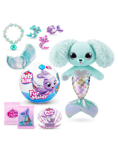 Juguete de Peluche Interactivo ZURU Furmaids Verde con Luces