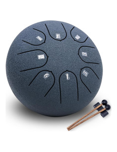 Tambor de Lengua de Acero ANGELBECKE 15 cm 8 Notas Azul Marino