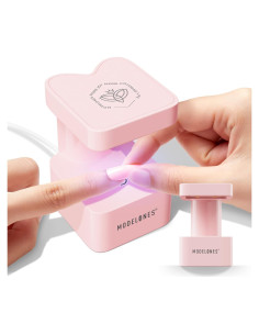 Lámpara UV LED Modelones Mini Rosa para Uñas de Gel 5.58cm