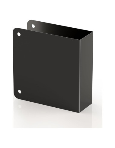 Placa de Refuerzo para Manija de Puerta Naubea Negro Mate