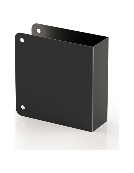 Placa de Refuerzo para Manija de Puerta Naubea Negro Mate