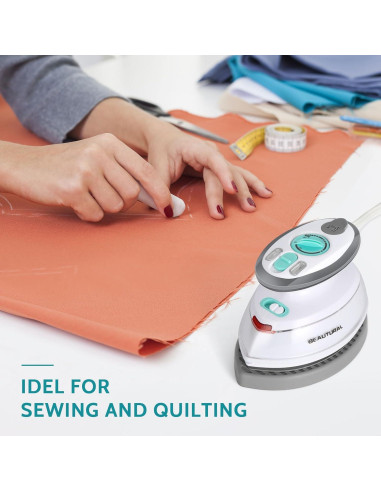 Mini Plancha de Viaje BEAUTURAL 400W Doble Voltaje Antiadherente