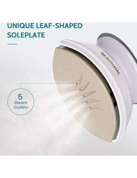 Mini Plancha de Viaje BEAUTURAL 400W Doble Voltaje Antiadherente