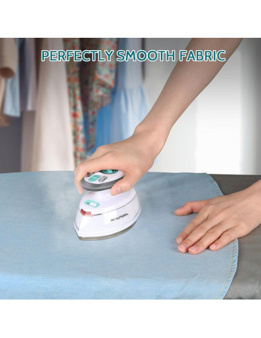 Mini Plancha de Viaje BEAUTURAL 400W Doble Voltaje Antiadherente