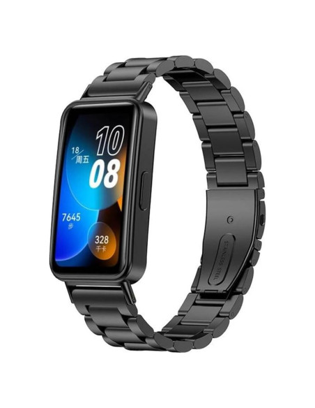 Correa de Metal Inoxidable XIHAMA para Huawei Band 10/9/8 Correa de Metal Inoxidable XIHAMA para Huawei Band 10/9/8