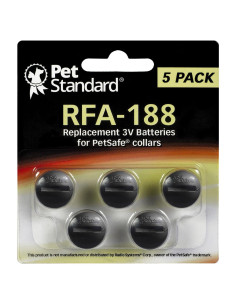 Baterías de Reemplazo 3V PetSafe RFA-188 - Paquete de 5