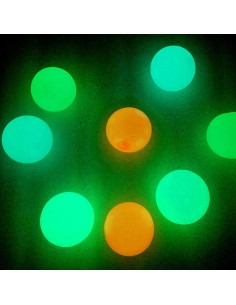 Paquete de 4 Pelotas Pegajosas Brillantes WISYME Antiestrés 2
