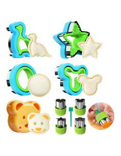 Conjunto de Cortadores de Sándwich Adocfan 10 PCS Acero Inoxidable