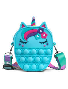 Bolsa Pop Antiestrés Sichy para Niñas - Monedero Unicornio