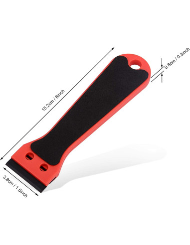 Raspador de Plástico EHDIS 15 cm con 100 Cuchillas