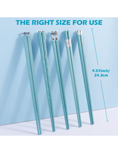 Palillos Reutilizables Glamfields de Fibra de Vidrio 24.3 cm