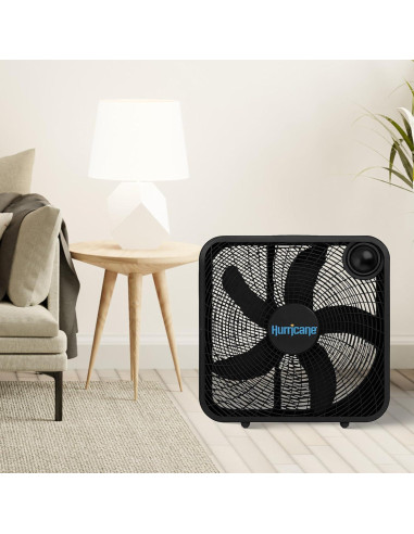 Ventilador de Piso Hurricane HGC736502-01 50.8 cm 3 Velocidades Silenciosas