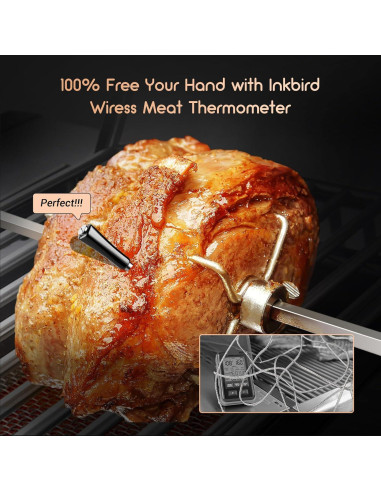 Termómetro de Carne Inalámbrico INKBIRD INT-11P-B Bluetooth