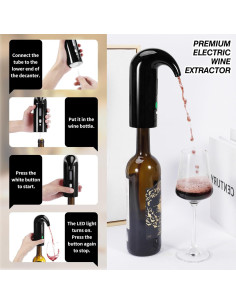 Aguijón de Vino Eléctrico EYE4TECHS - Vertedor Automático Recargable 2