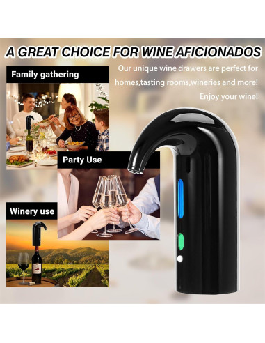 Aguijón de Vino Eléctrico EYE4TECHS - Vertedor Automático Recargable