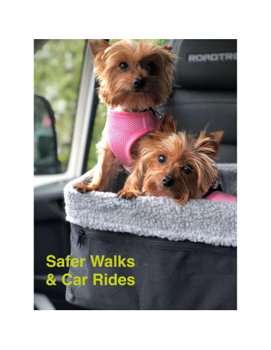 Arnés para Perros Pequeños Snazzi Pet Rosa XS 0.91-1.81 kg