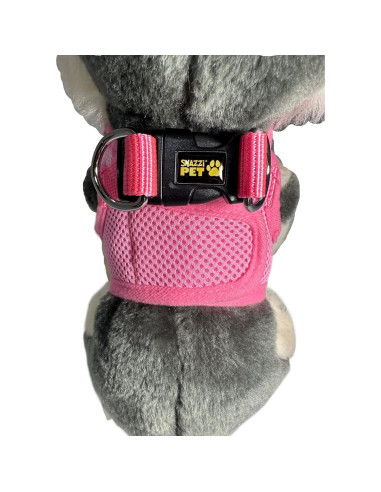 Arnés para Perros Pequeños Snazzi Pet Rosa XS 0.91-1.81 kg