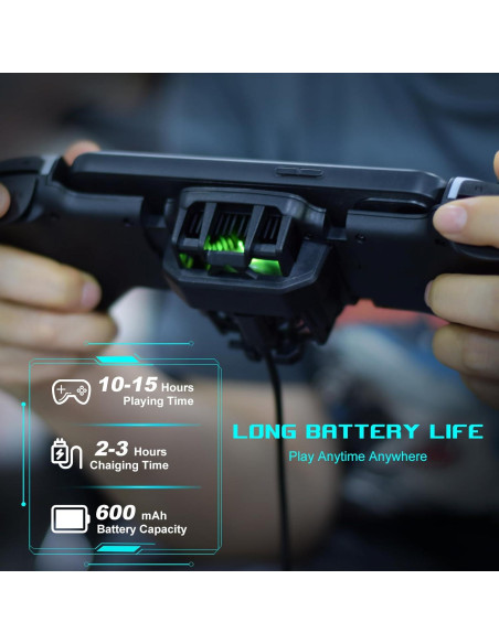 Controlador de Juego Móvil arVin con Enfriador RGB para iPhone/Android