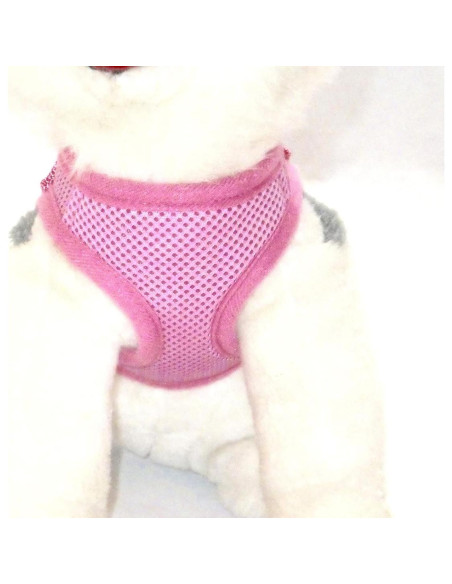 Arnés para Perros Pequeños Snazzi Pet Rosa XS 0.91-1.81 kg