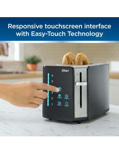 Tostadora Oster 2 Rebanadas Acero Inoxidable Pantalla Táctil 2