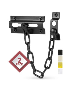 Cerraduras de Cadena Jack N' Drill - Paquete de 2, Acero Resistente