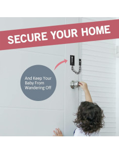 Cerraduras de Cadena Jack N' Drill - Paquete de 2, Acero Resistente 2