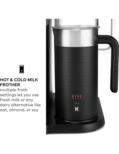 Cafetera Keurig K-Café SMART con BrewID, Negra, 1 Porción