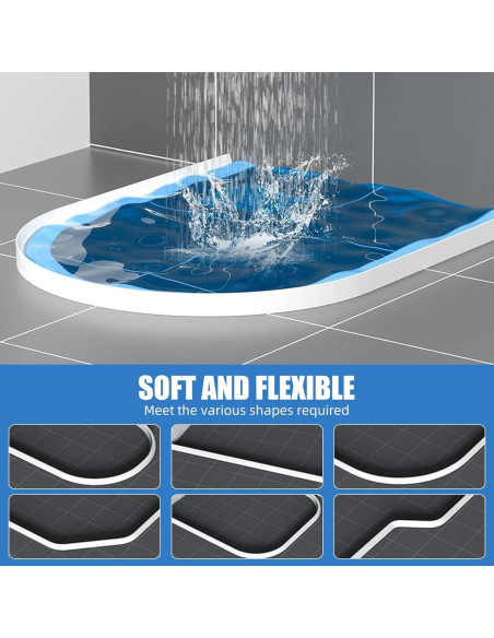 Barrera de Ducha Plegable YFLY 149.86 cm Impermeable