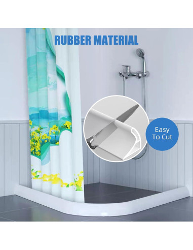 Barrera de Ducha Plegable YFLY 149.86 cm Impermeable