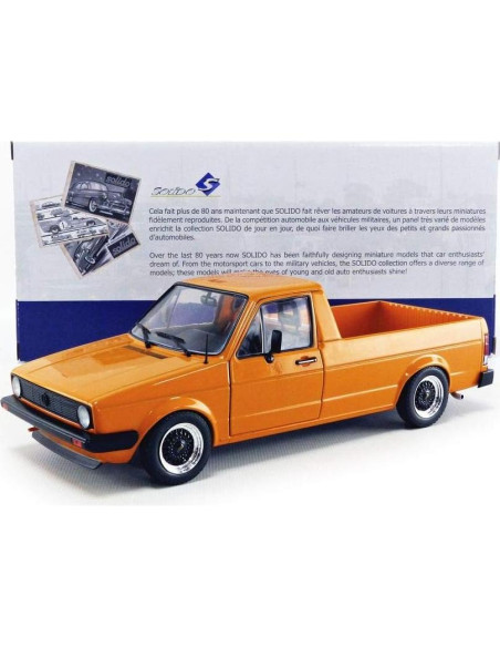Auto a Escala 1:18 Solido VW Caddy Mk1 Naranja