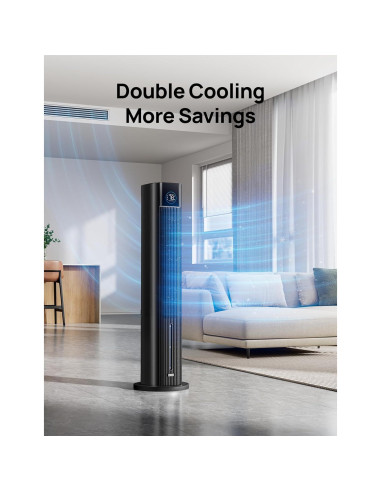 Ventilador Torre Dreo IceWind 712S 10.26 kg Control APP 4 Modos