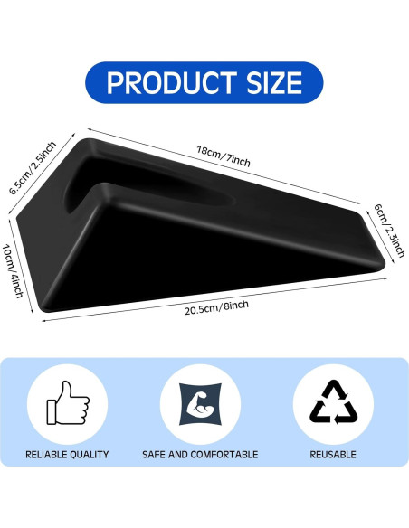 Cuña de Movilización Suzile de Silicona 20x10.4x5 cm Antideslizante