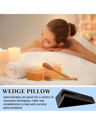 Cuña de Movilización Suzile de Silicona 20x10.4x5 cm Antideslizante